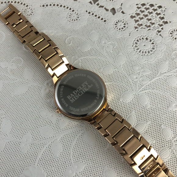 Badgley Mischka Women\'s Crystal Watch in Rose Gold main image 6